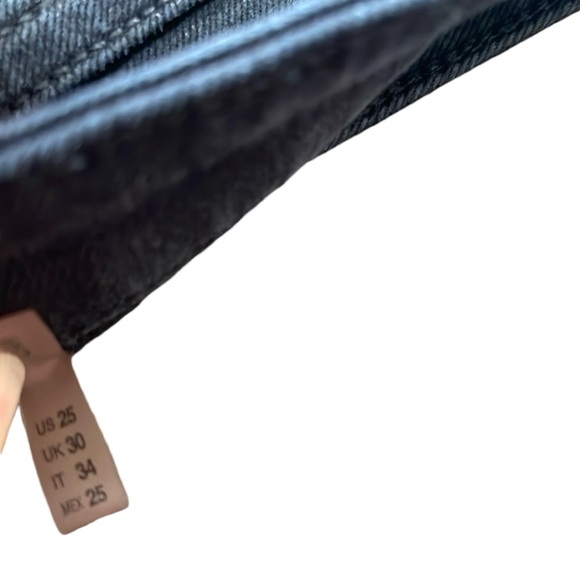 Elie Tahari Azella Braid Waxed Skinny Jeans in Black Size 25 - Picture 9 of 10